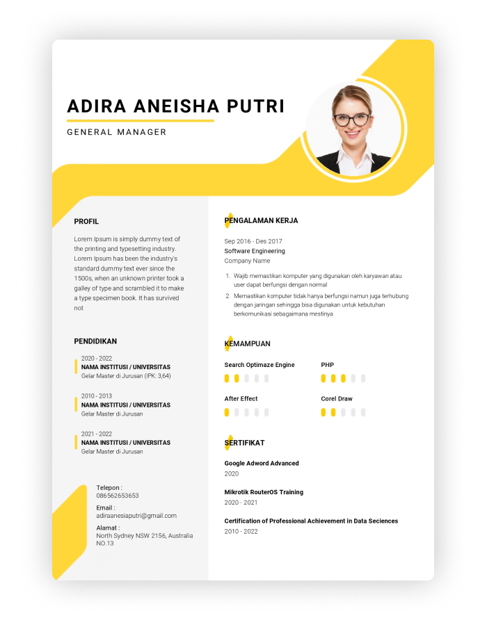 Website Buat CV ATS Friendly 🗒✨, Gallery posted by rif ✧